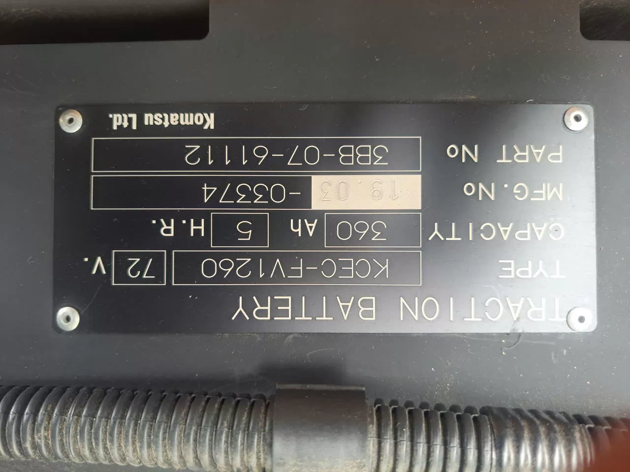 Xe nâng điện hiệu KOMATSU model FE25-1