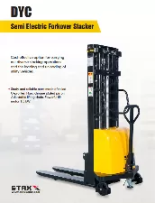 Xe nâng bán tự động hiệu STAXX model DYC20-25