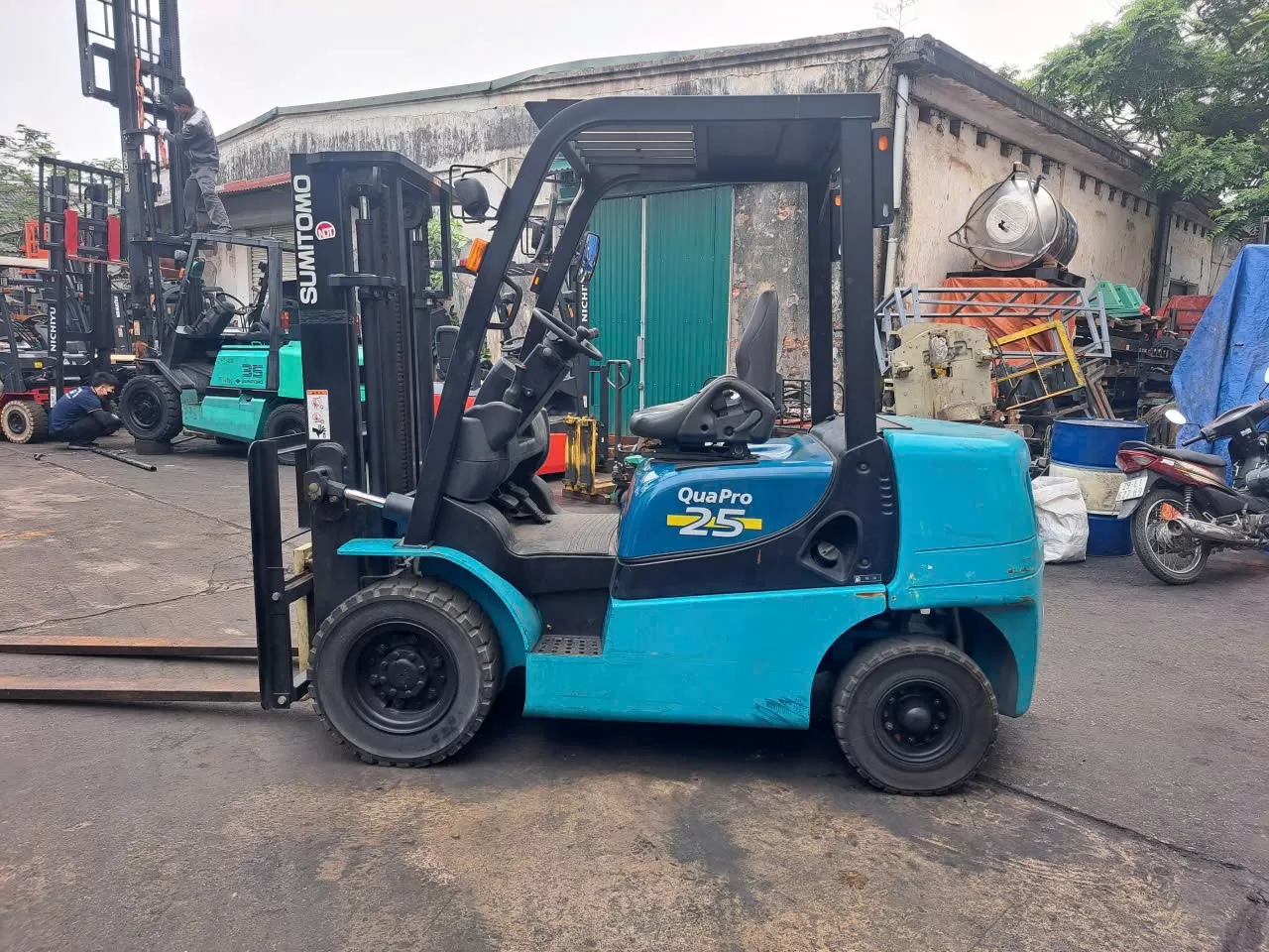 Xe nâng động cơ hiệu SUMITOMO